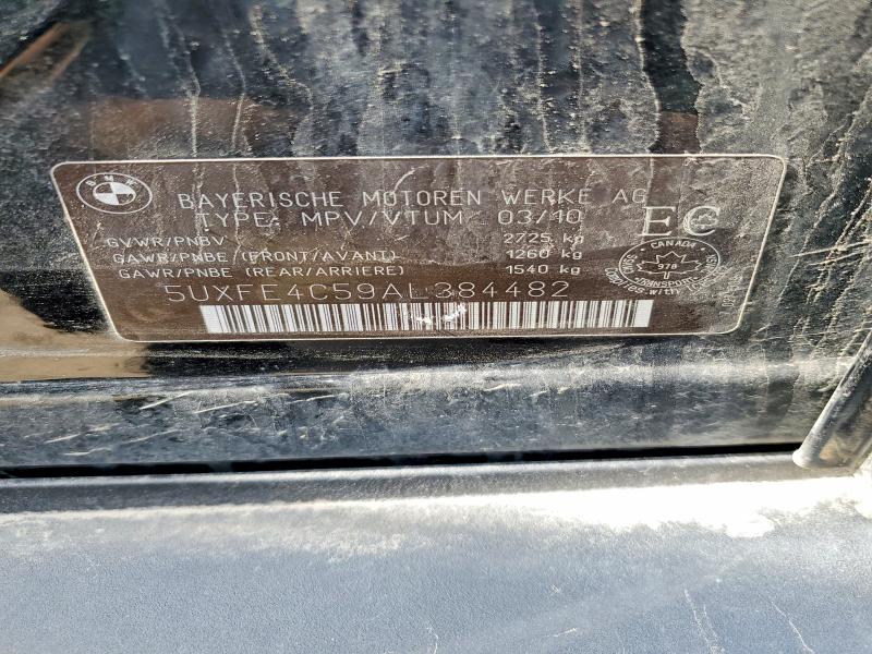Aukcja sprzedaży 2010 Bmw X5, vin: 5UXFE4C59AL384482, numer aukcji: 50482446