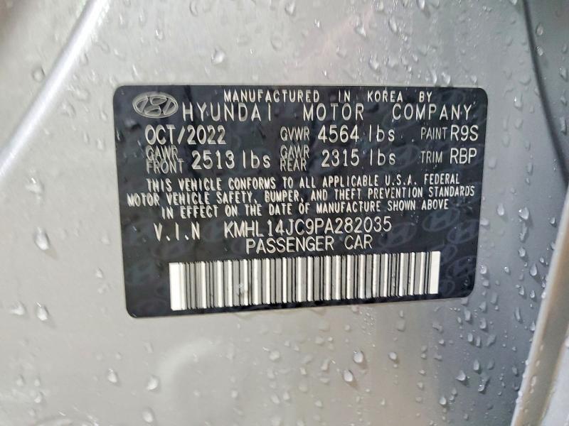 Продажа на аукционе авто 2023 Hyundai Sonata, vin: KMHL14JC9PA282035, номер лота: 48843246