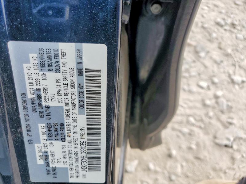 2020 Mazda Cx-5 მანქანა იყიდება აუქციონზე, vin: JM3KFBCM5L0831359, აუქციონის ნომერი: 50972266