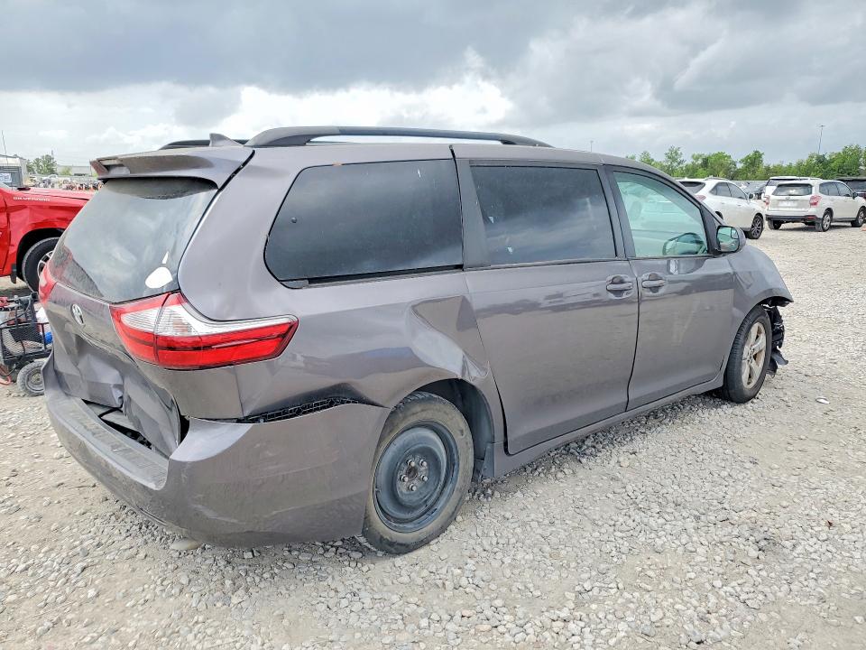 2018 Toyt Sienna მანქანა იყიდება აუქციონზე, vin: 5TDKZ3DC5JS954052, აუქციონის ნომერი: 48844946