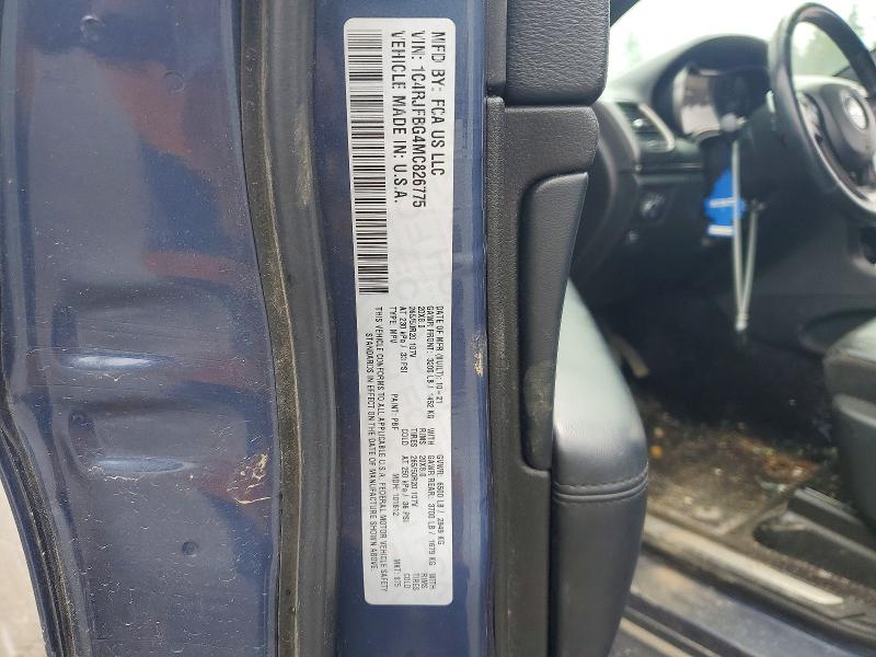 2021 Jeep Grand Cherokee მანქანა იყიდება აუქციონზე, vin: 1C4RJFBG4MC826775, აუქციონის ნომერი: 50095236