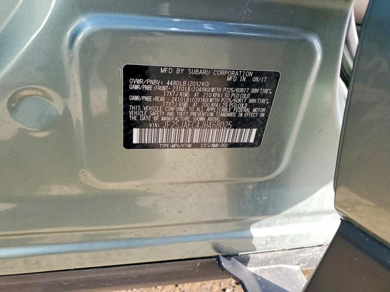 2018 Subaru Forester მანქანა იყიდება აუქციონზე, vin: JF2SJAEC4JH468025, აუქციონის ნომერი: 50931526