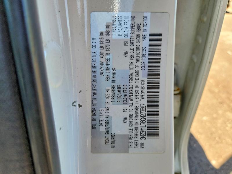 Aukcja sprzedaży 2016 Mazda 3, vin: 3MZBM1L76GM273587, numer aukcji: 50438086