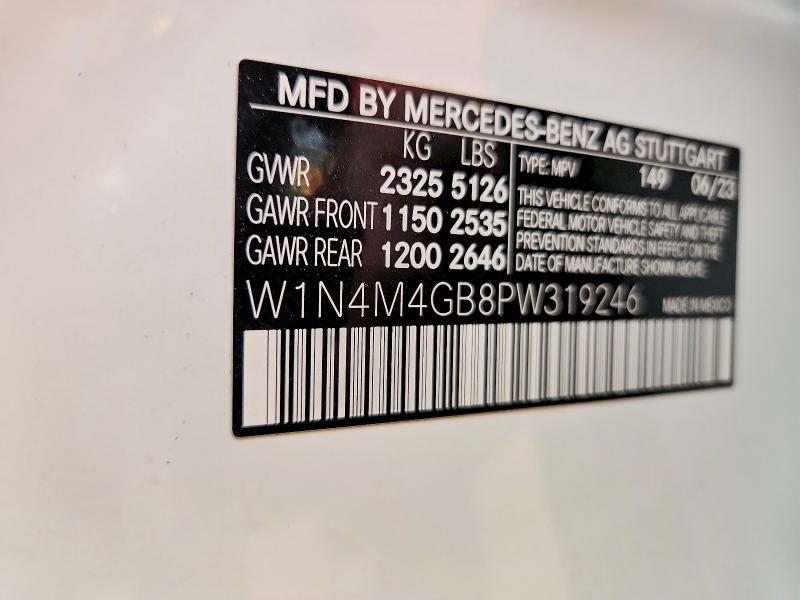 51430816 :رقم المزاد ، W1N4M4GB8PW319246 vin ، 2023 Mercedes-benz Glb مزاد بيع