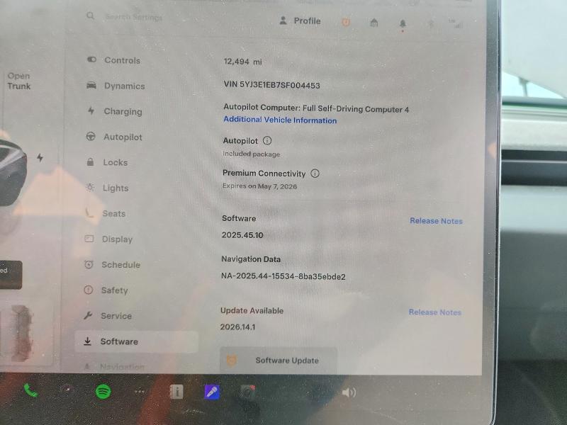 Aukcja sprzedaży 2025 Tesla Model 3, vin: 5YJ3E1EB7SF004453, numer aukcji: 48931096