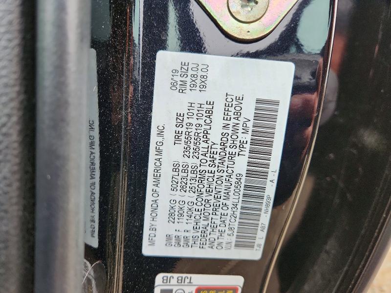 Продаж на аукціоні авто 2020 Acura Rdx, vin: 5J8TC2H34LL005849, номер лоту: 51504996