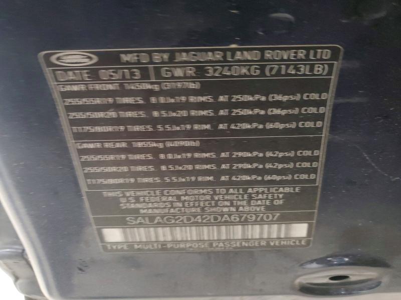 Продажа на аукционе авто 2013 Land Rover Lr4, vin: SALAG2D42DA679707, номер лота: 51636366