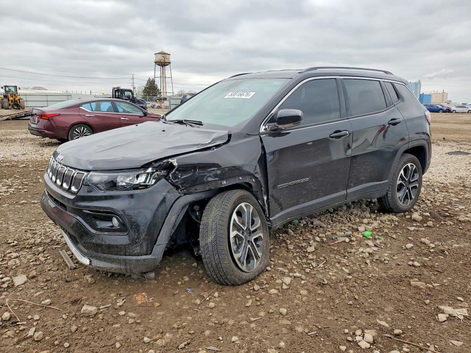 Aukcja sprzedaży 2022 Jeep Compass, vin: 3C4NJDCB0NT107793, numer aukcji: 50816676