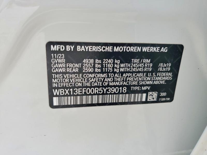 Продаж на аукціоні авто 2024 Bmw X1, vin: WBX13EF00R5Y39018, номер лоту: 49835956