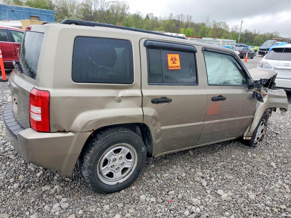 2007 Jeep Patriot მანქანა იყიდება აუქციონზე, vin: 1J8FF28W97D365642, აუქციონის ნომერი: 46949826