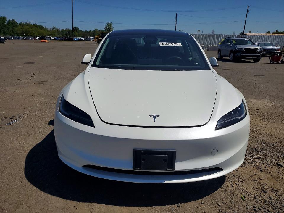 Aukcja sprzedaży 2025 Tesla Model 3, vin: 5YJ3E1EA4SF012422, numer aukcji: 51869696