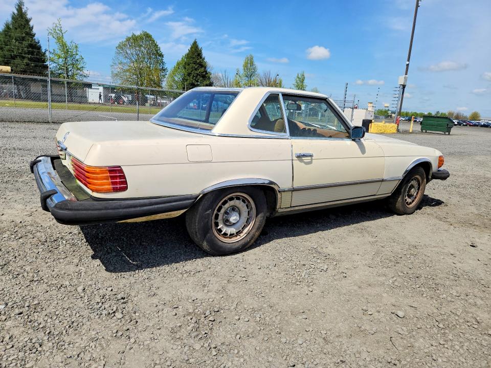 1979 Merz Sl Sl450 მანქანა იყიდება აუქციონზე, vin: 10704412053571, აუქციონის ნომერი: 49753366