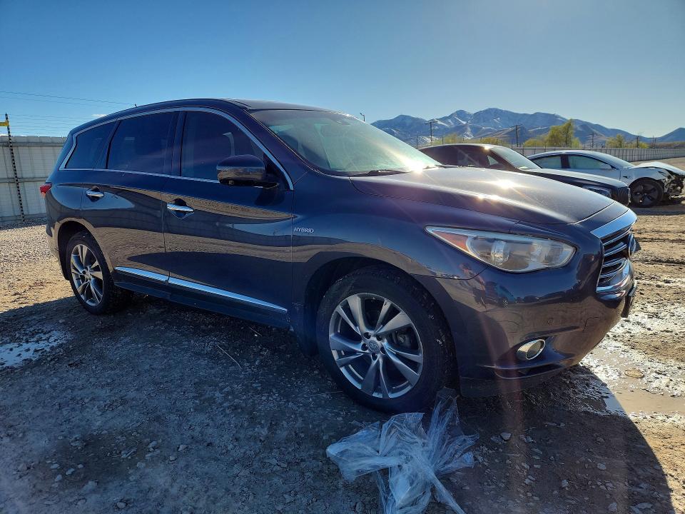 48874886 :رقم المزاد ، 5N1CL0MN3EC514579 vin ، 2014 Infiniti Qx60 Hybrid مزاد بيع