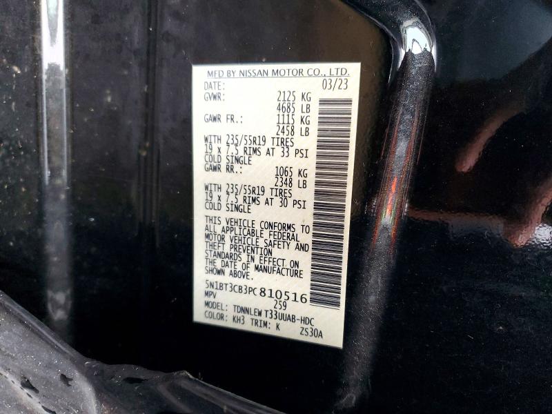 Продажа на аукционе авто 2023 Nissan Rogue, vin: 5N1BT3CB3PC810516, номер лота: 48322866