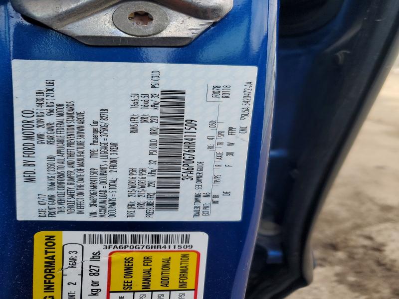 Aukcja sprzedaży 2017 Ford Fusion, vin: 3FA6P0G76HR411509, numer aukcji: 50481076