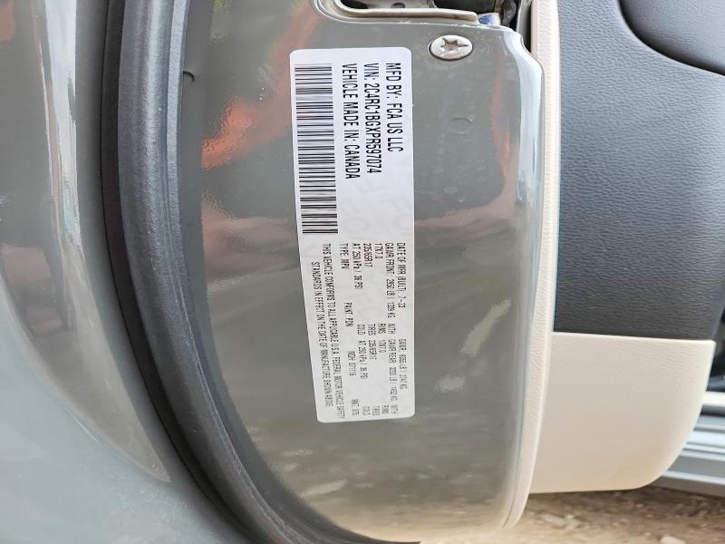 49436286 :رقم المزاد ، 2C4RC1BGXPR597074 vin ، 2023 Chrysler Pacifica مزاد بيع