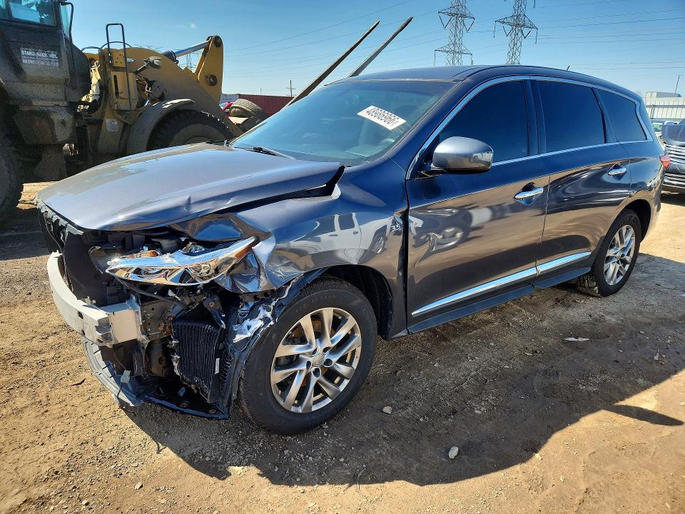 2014 Infiniti Qx60 მანქანა იყიდება აუქციონზე, vin: 5N1AL0MM6EC513747, აუქციონის ნომერი: 48986966