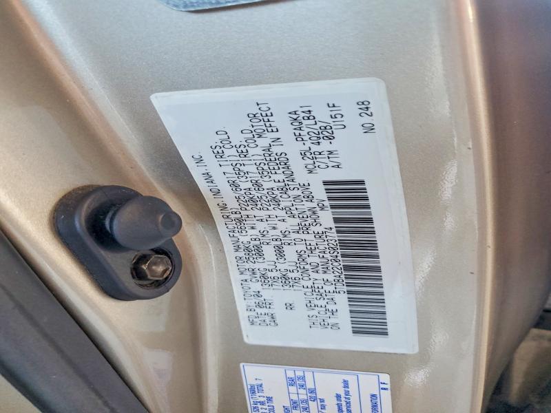 48712226 :رقم المزاد ، 5TDBA22C04S023774 vin ، 2006 Toyota Sienna مزاد بيع