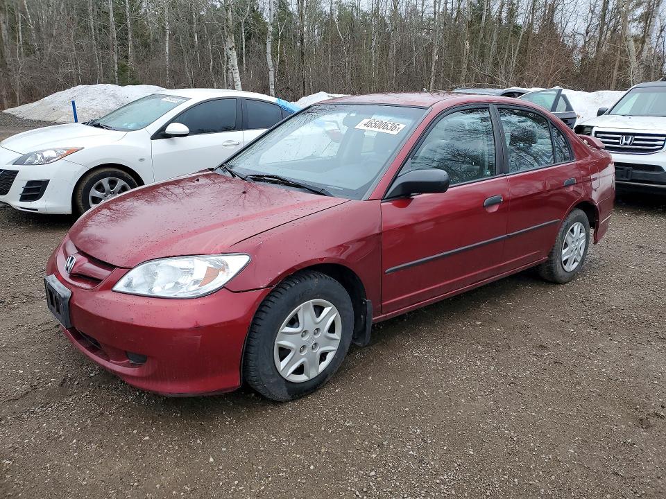 Продажа на аукционе авто 2005 Honda Civic, vin: 2HGES16365H033421, номер лота: 46500636
