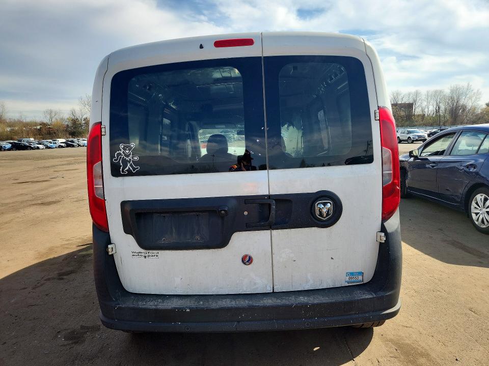 2017 Ram Promaster City მანქანა იყიდება აუქციონზე, vin: ZFBERFAB4H6G66436, აუქციონის ნომერი: 49728966
