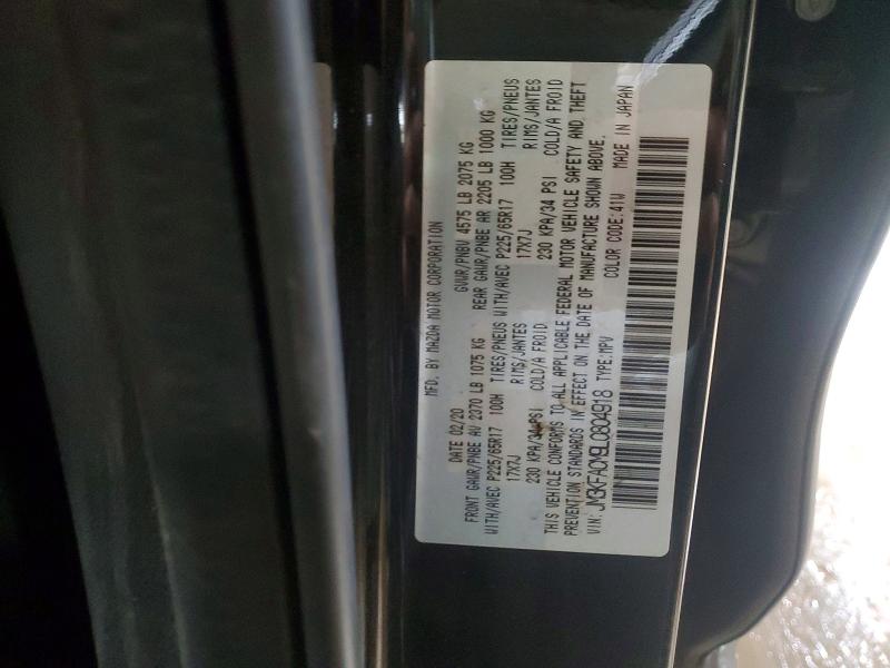 47926786 :رقم المزاد ، JM3KFACM9L0804918 vin ، 2020 Mazda Cx-5 مزاد بيع