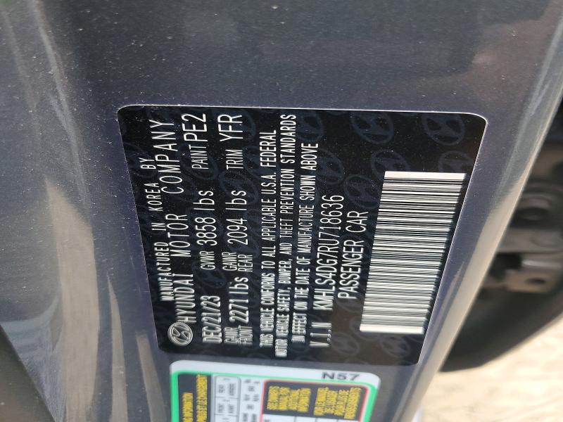 Продаж на аукціоні авто 2024 Hyundai Elantra, vin: KMHLS4DG7RU718636, номер лоту: 50012766