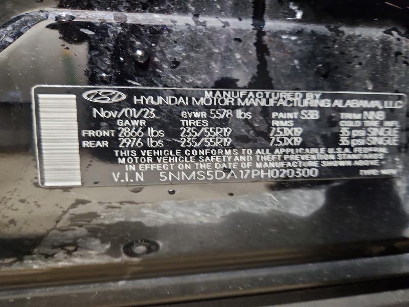Продажа на аукционе авто 2023 Hyundai Santa Fe, vin: 5NMS5DA17PH020300, номер лота: 50503016