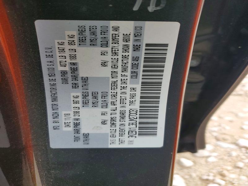 Aukcja sprzedaży 2018 Mazda 3, vin: 3MZBN1L38JM270031, numer aukcji: 49737656