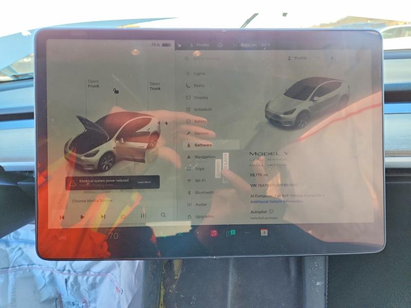 2023 Tesla Model Y მანქანა იყიდება აუქციონზე, vin: 7SAYGDEE0PF807093, აუქციონის ნომერი: 48944956