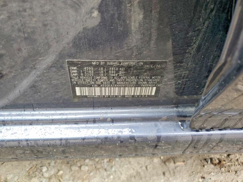Продажа на аукционе авто 2017 Subaru Impreza, vin: 4S3GKAT6XH3615082, номер лота: 49483656