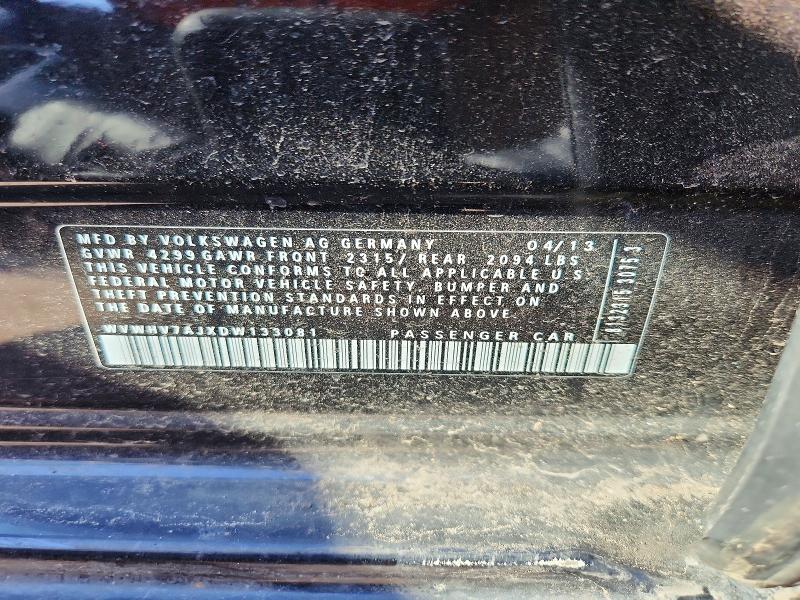 Продажа на аукционе авто 2013 Volkswagen Gti, vin: WVWHV7AJXDW133081, номер лота: 51076406