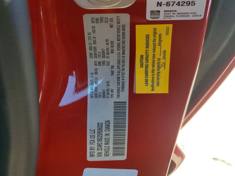 50238986 :رقم المزاد ، 2C4RC1BG2SR586322 vin ، 2025 Chrysler Pacifica مزاد بيع