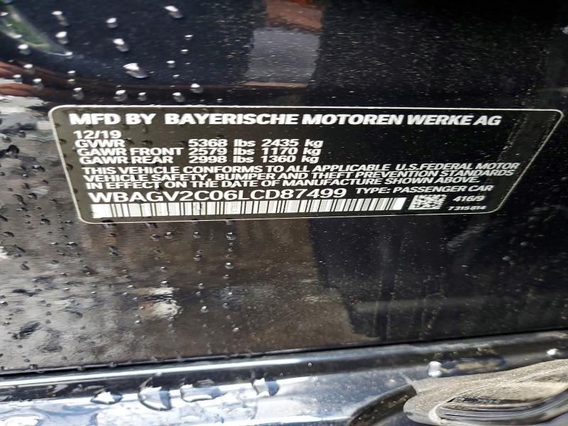 Продажа на аукционе авто 2020 Bmw 840i, vin: WBAGV2C06LCD87499, номер лота: 51025126