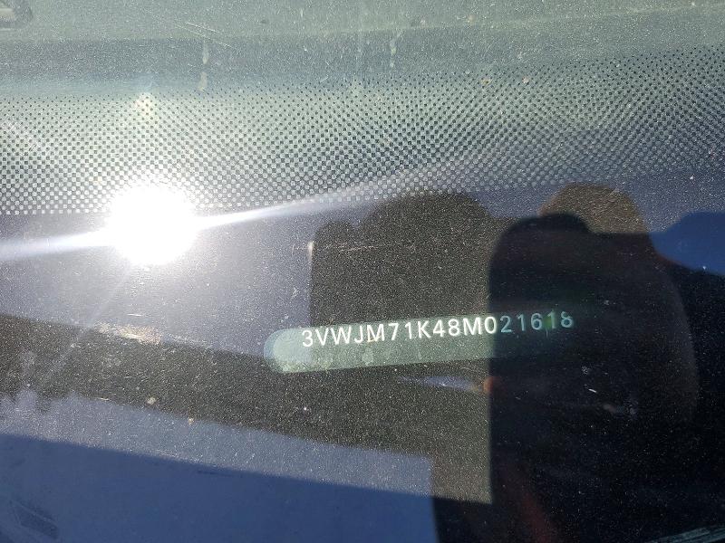Aukcja sprzedaży 2008 Volkswagen Jetta, vin: 3VWJM71K48M021618, numer aukcji: 50720366