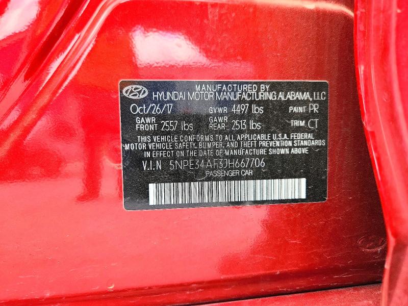 48456206 :رقم المزاد ، 5NPE34AF3JH667706 vin ، 2018 Hyundai Sonata مزاد بيع