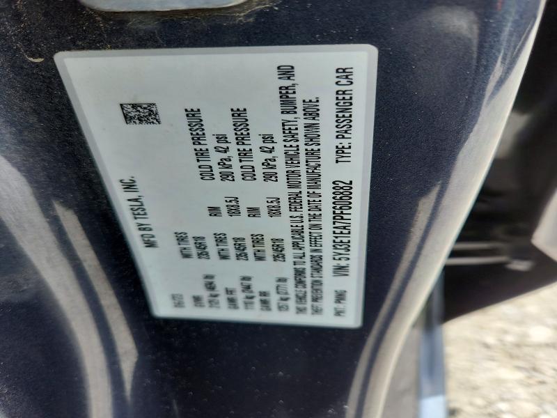 Продаж на аукціоні авто 2023 Tesla Model 3, vin: 5YJ3E1EA7PF606882, номер лоту: 52174396