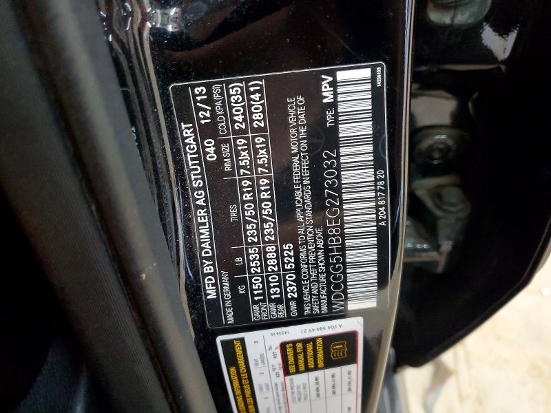 Aukcja sprzedaży 2014 Mercedes-benz Glk, vin: WDCGG5HB8EG273032, numer aukcji: 48438526