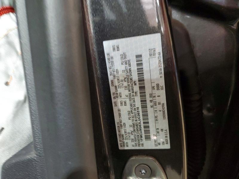 50407866 :رقم المزاد ، 1FMCU9G63LUC06518 vin ، 2020 Ford Escape مزاد بيع