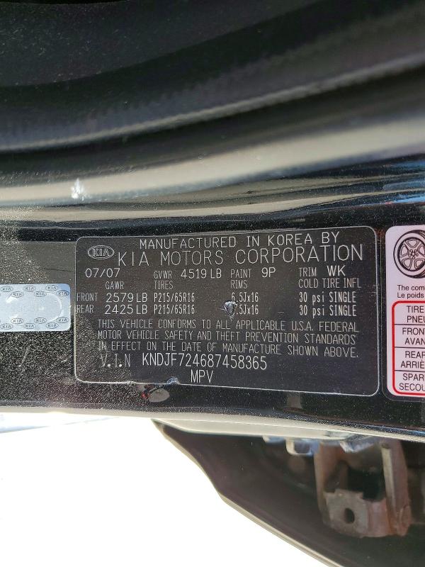 Auction sale of the 2008 Kia Sportage, vin: KNDJF724687458365, lot number: 50126786