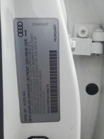Продажа на аукционе авто 2016 Audi A3, vin: WAUA7GFF4G1008270, номер лота: 49260176