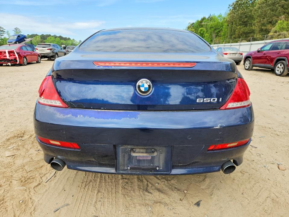 2008 Bmw 650 მანქანა იყიდება აუქციონზე, vin: WBAEA535X8CV90125, აუქციონის ნომერი: 48945376