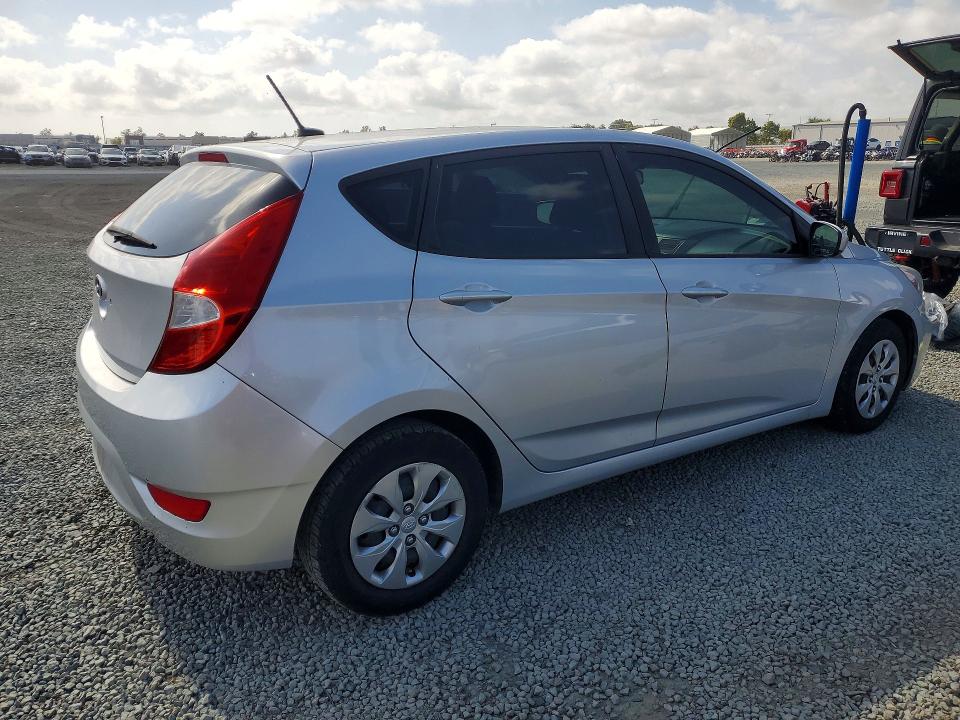 52041376 :رقم المزاد ، KMHCT5AE0HU320172 vin ، 2017 Hyundai Accent مزاد بيع
