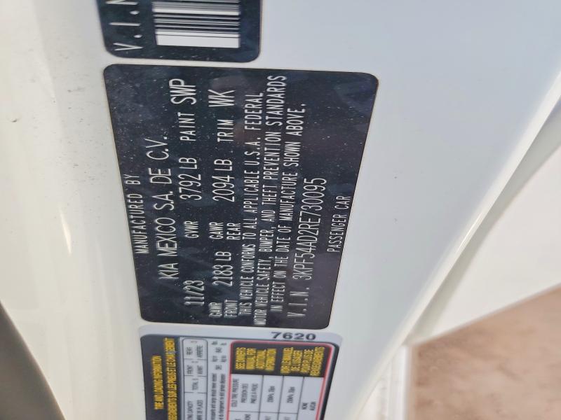 Продаж на аукціоні авто 2024 Kia Forte, vin: 3KPF54AD2RE730095, номер лоту: 50408606