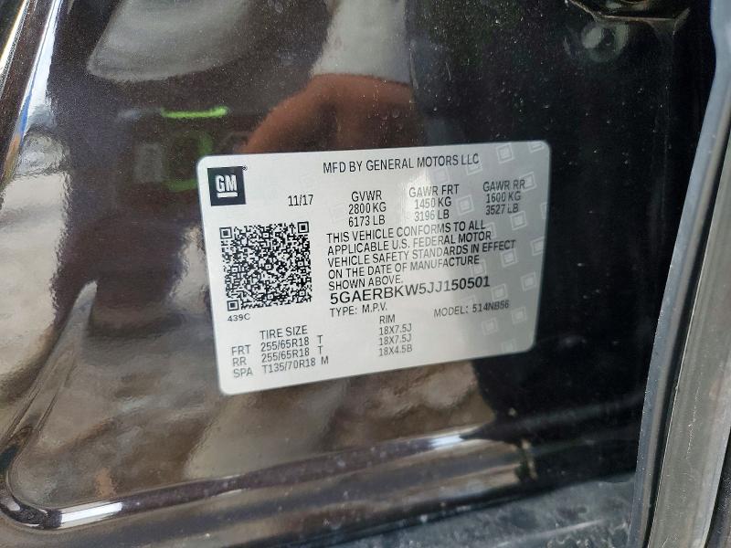 Продажа на аукционе авто 2018 Buick Enclave, vin: 5GAERBKW5JJ150501, номер лота: 51668426