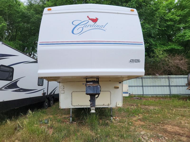 2000 Forest River Cardinal Towables მანქანა იყიდება აუქციონზე, vin: 4X4FCAH23YG075074, აუქციონის ნომერი: 47810286
