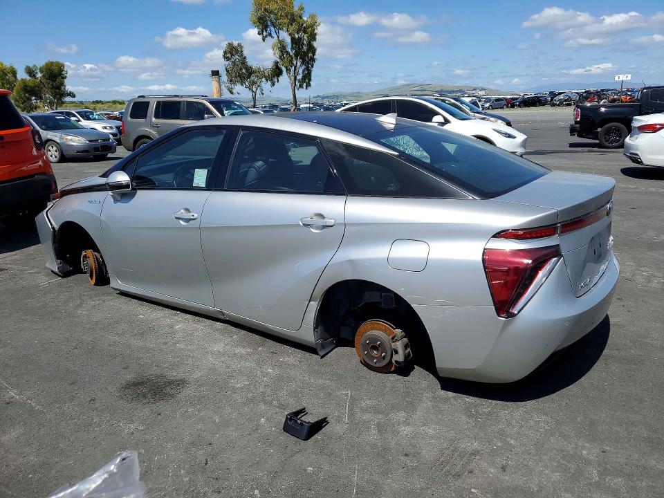 2019 Toyota Mirai მანქანა იყიდება აუქციონზე, vin: JTDBVRBD2KA005924, აუქციონის ნომერი: 49936886