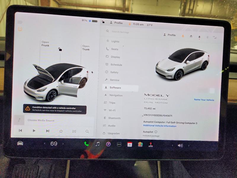 Aukcja sprzedaży 2020 Tesla Model Y, vin: 5YJYGDEE6LF045671, numer aukcji: 50469986