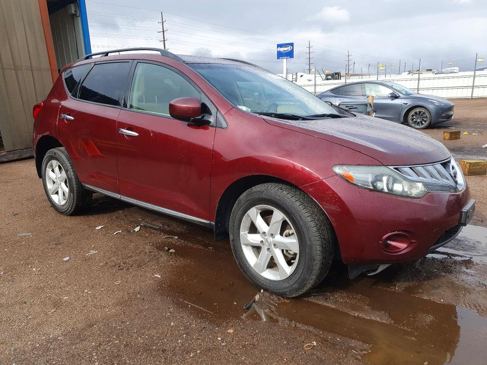 2009 Nissan Murano მანქანა იყიდება აუქციონზე, vin: JN8AZ18W79W133748, აუქციონის ნომერი: 51891716