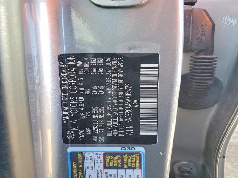2021 Kia Seltos მანქანა იყიდება აუქციონზე, vin: KNDERCAA6M7165729, აუქციონის ნომერი: 49288156