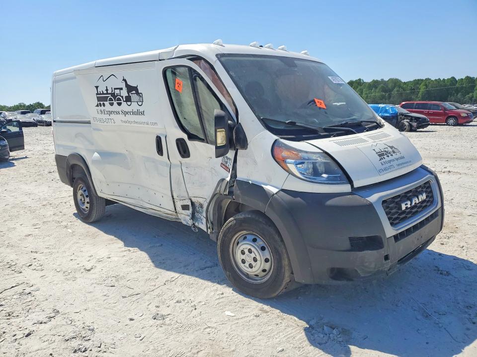 49792716 :رقم المزاد ، 3C6TRVAG7KE508348 vin ، 2019 Ram Promaster 1500 مزاد بيع
